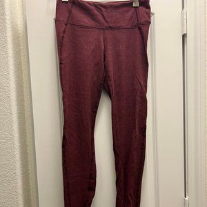 Lululemon Maroon Leggings